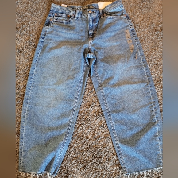 American Eagle Outfitters Denim - American Eagle Outfitters Barrel Jeans in Indigo. Size 6 Short